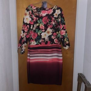 Spring floral eci new York size 14 dress.